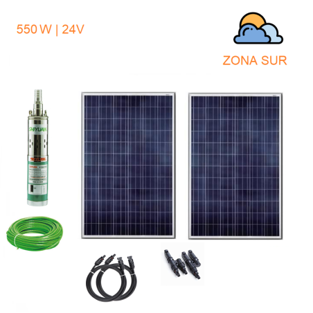 Kit Full Bomba Pozo Profundo 40 Mts 550W - Zona Sur