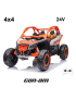 Can-Am 4X4 Niño 24V Maverick RC UTV Ruedas EVA y Cuero