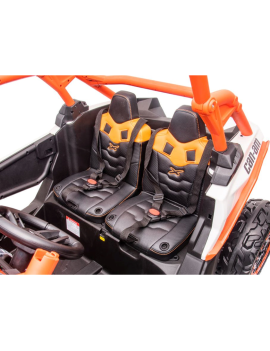 Can-Am 4X4 Niño 24V Maverick RC UTV Ruedas EVA y Cuero