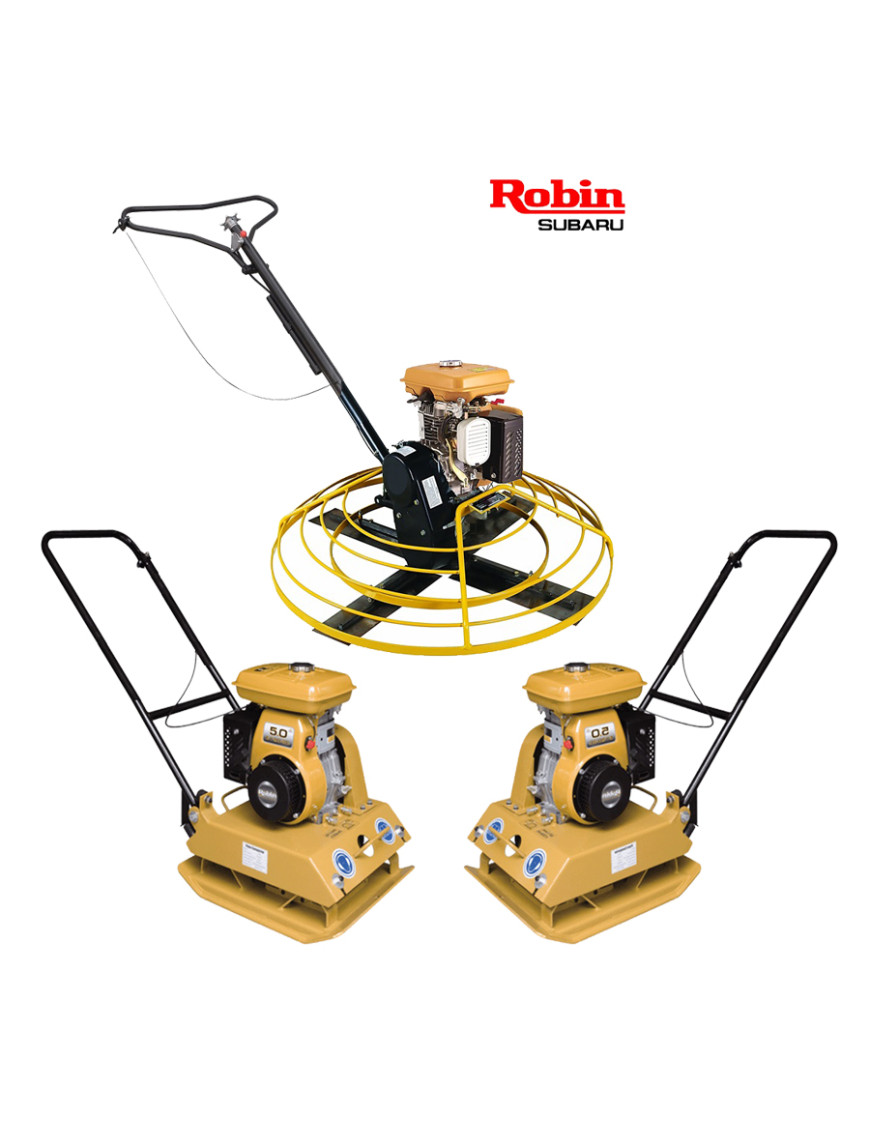 Pack Robin - Alisador Robin + 2 Placa Compactadora Robin 15Kn